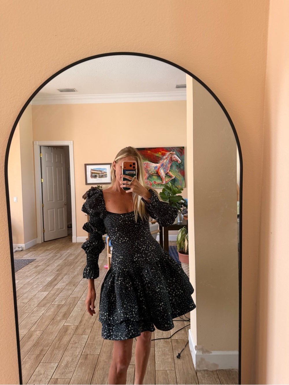 Selkie Beverly Hills dress—what a night
